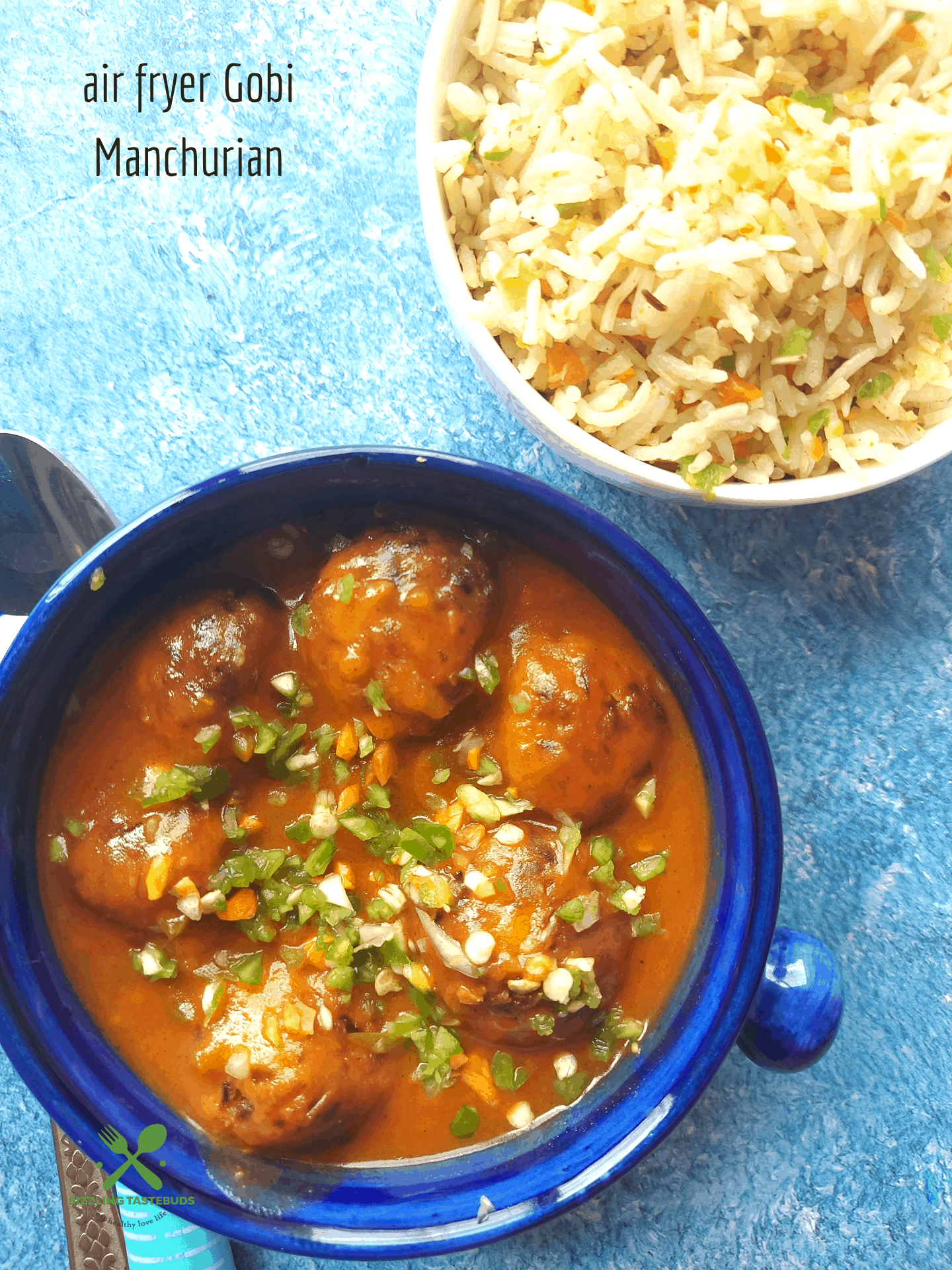 Air fryer Gobi Manchurian