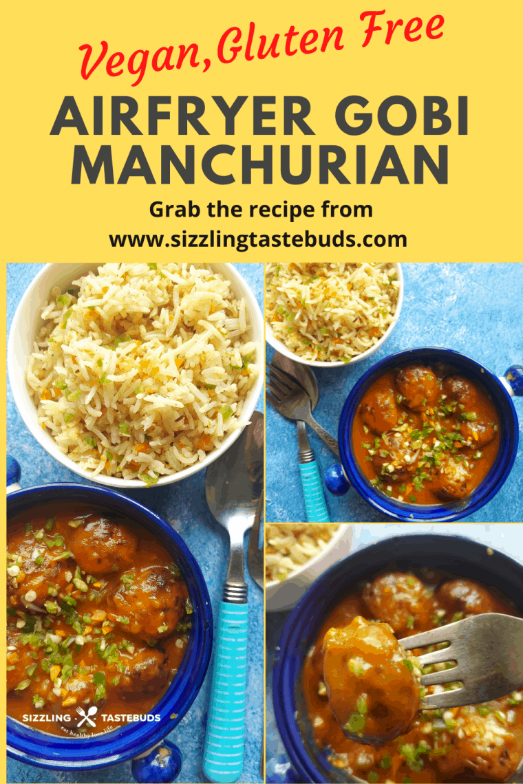Air fryer Gobi Manchurian