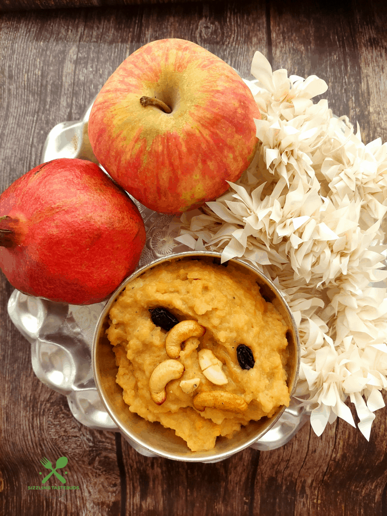 Akkaravadisal - Indian Rice + Lentil Pudding with ghee and jaggery