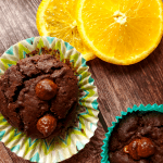 Vegan, chocolate and Orange Cupcakes. Perfect as a snack or breakfast