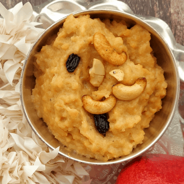 Akkaravadisal - Indian Rice + Lentil Pudding with ghee and jaggery
