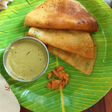 Kadamba Dosai is Instant Gluten Free, vegan Indian Savory Pancake. Served for Breakfast or evening Tiffins.