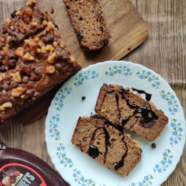 Chai Spiced Banana Bread (Eggless)