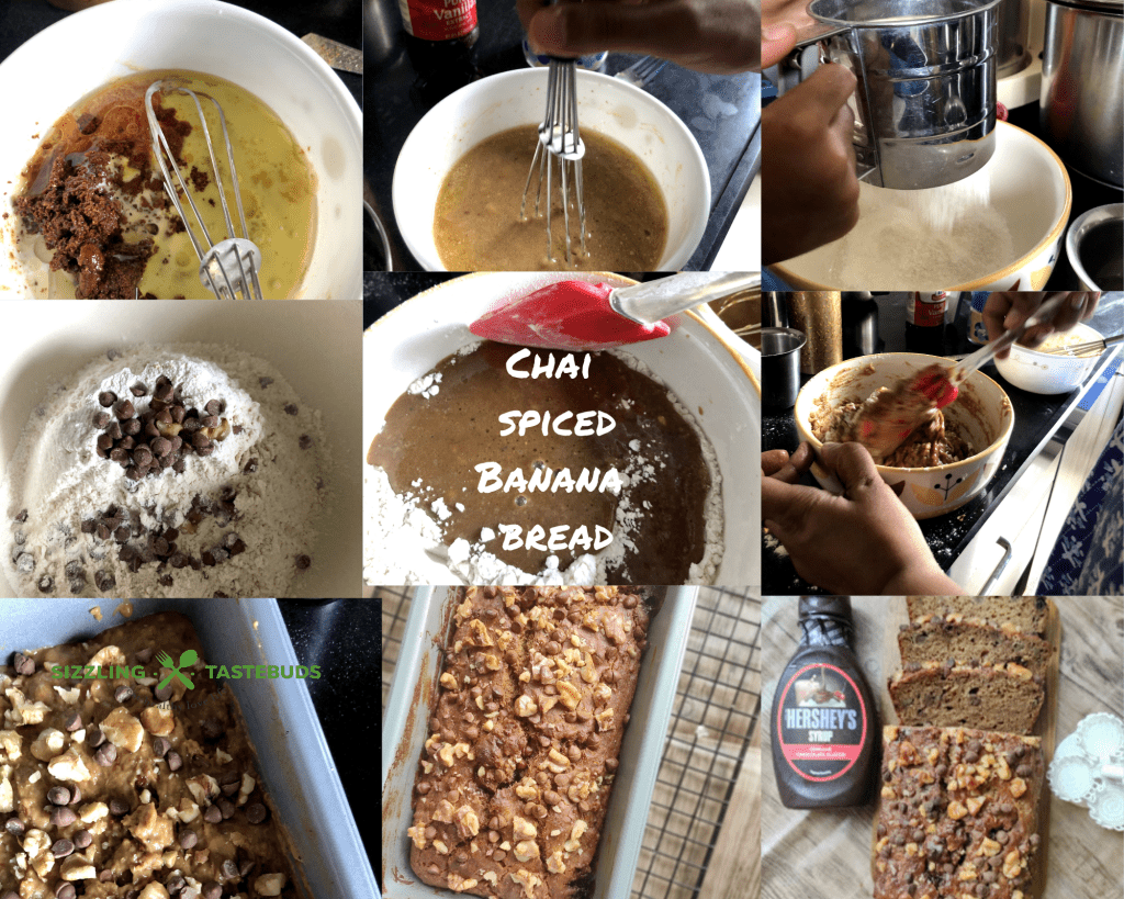 Chai Spiced Banana Bread (Eggless)