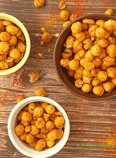 Airfryer Roasted Chickpeas is a quick, delicious, healthy Vegan and Gluten Free snack to make anytime.