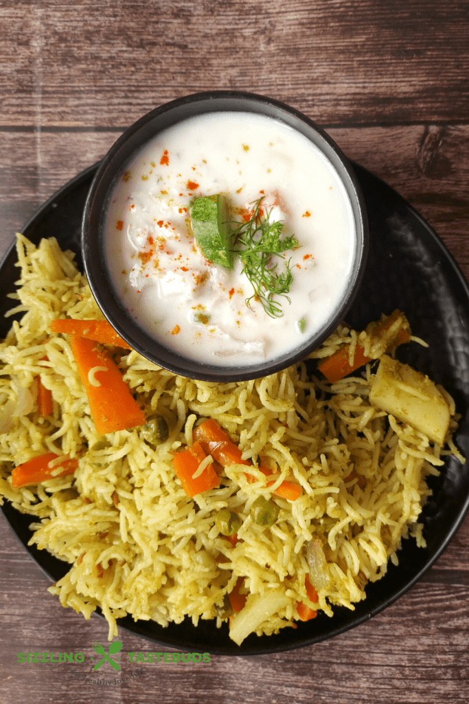 Instant Pot Darshini Style Veg Pulav is a delicious One Pot Meal made with Rice and Vegetables cooked in a special Spice paste.