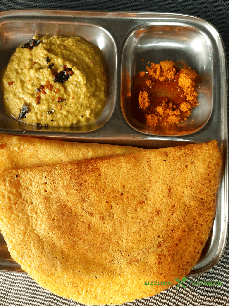 Brown Rice Adai is a gluten Free, Protein Rich and Vegan lentil + Brown Rice Dosa served for breakfast. Quick snack or sometimes dinner.