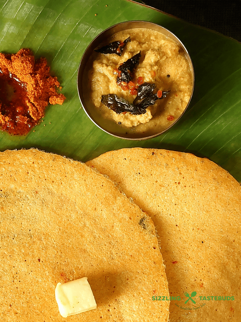 Brown Rice Adai is a gluten Free, Protein Rich and Vegan lentil + Brown Rice Dosa served for breakfast. Quick snack or sometimes dinner.