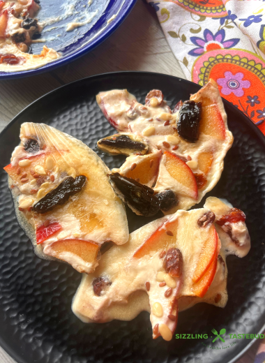 Fruit and Yogurt bark - Need we say more ? A healthy Zero-Cook, Zero-oil dessert that is totally delish and customisable