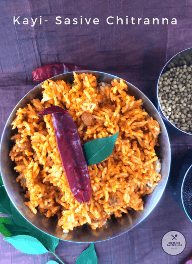 A Traditional Udupi (Karnataka) dish made with Rice and spiced Mustard paste. Served for festivals and special occasions.