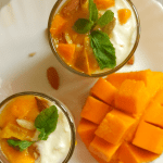 Sugar free Mango Yogurt Parfait | No cook Summer Dessert