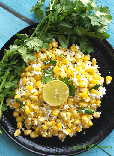 Corn Kosambari is a quick and delicious tossed salad made with Sweet corn. Tempered lightly and served as a snack or offering on festivals.