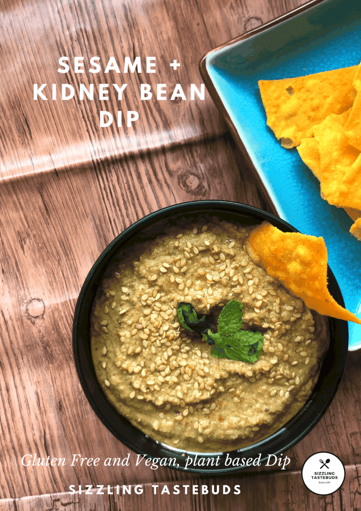 A protein rich dip made with Kidney beans & roasted sesame seeds. 100% gluten Free and Vegan