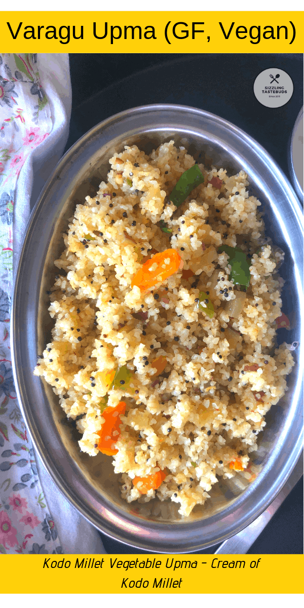 Varagu Upma Kodo Millet Upma