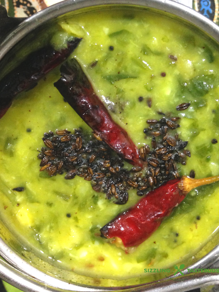 Lasooni Zucchini Dal is a Gluten Free and Vegan Zucchini Dal with Baby Spinach and Garlic  . Served with steamed Rice / Roti