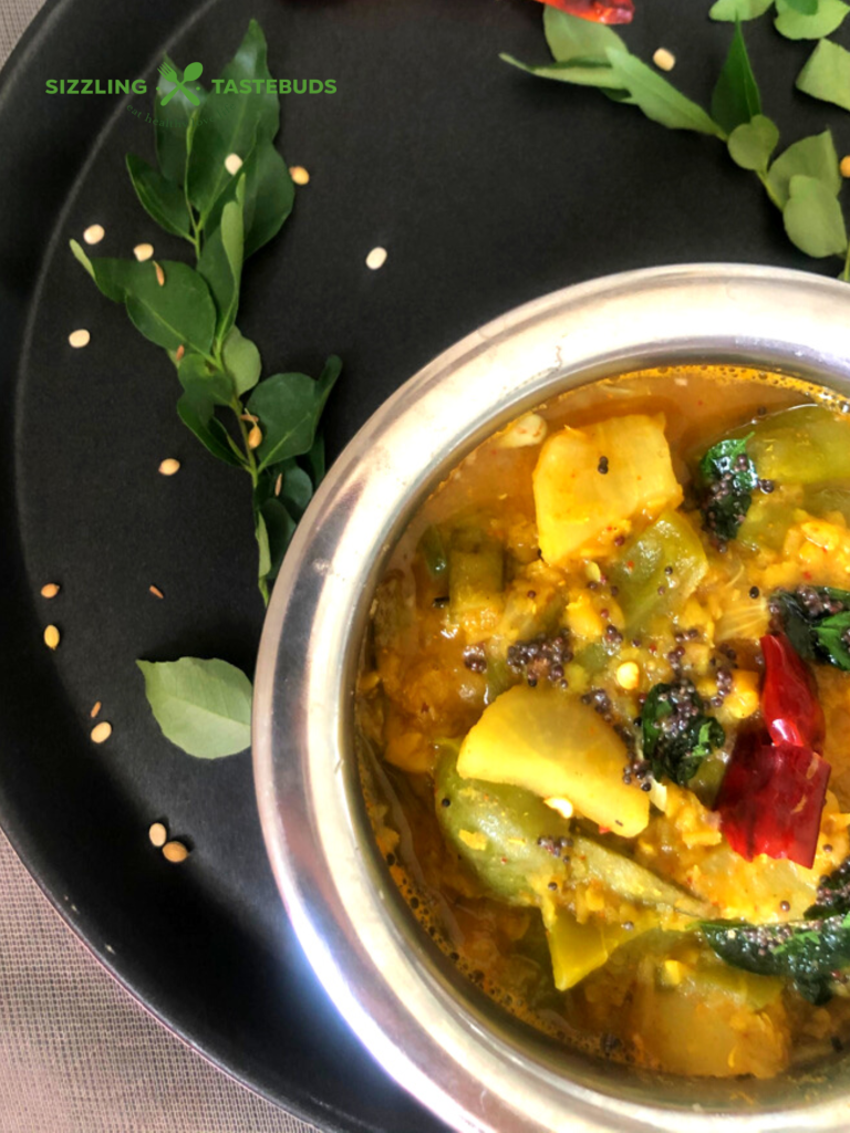 Chettinad Kaigari Mandi is a special curry of veggies in a vegan base and speciality of Chettinad Cuisine.Served with Curd Rice and / or Idli Dosa as a side dish.