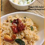 Ellu Saadam or Ellogarai is a Temple Style Prasadam or offering made in South Indian Homes and/ or Temples. It is a Gluten Free, Vegan Spiced Rice made with sesame seeds.