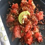 Watermelon Quinoa Salad is a quick gluten free, Vegan salad that is refreshing, light and appetising for summer brunch or potluck.