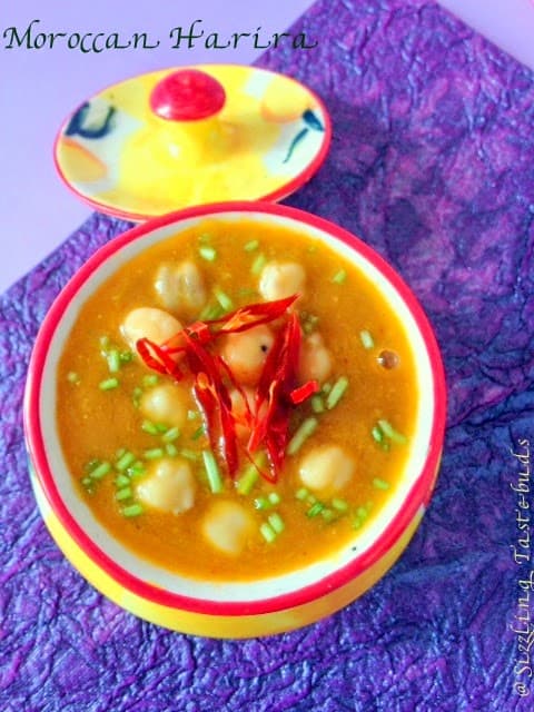 A delicious Gluten Free + Vegan Soup made with Chickpeas and warming Spices. Makes for a meal by itself or a thick broth for Winters.