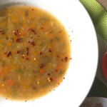 An oil free Cabbage curry soup loaded with fresh veggies, homemade stock gently simmered with spices