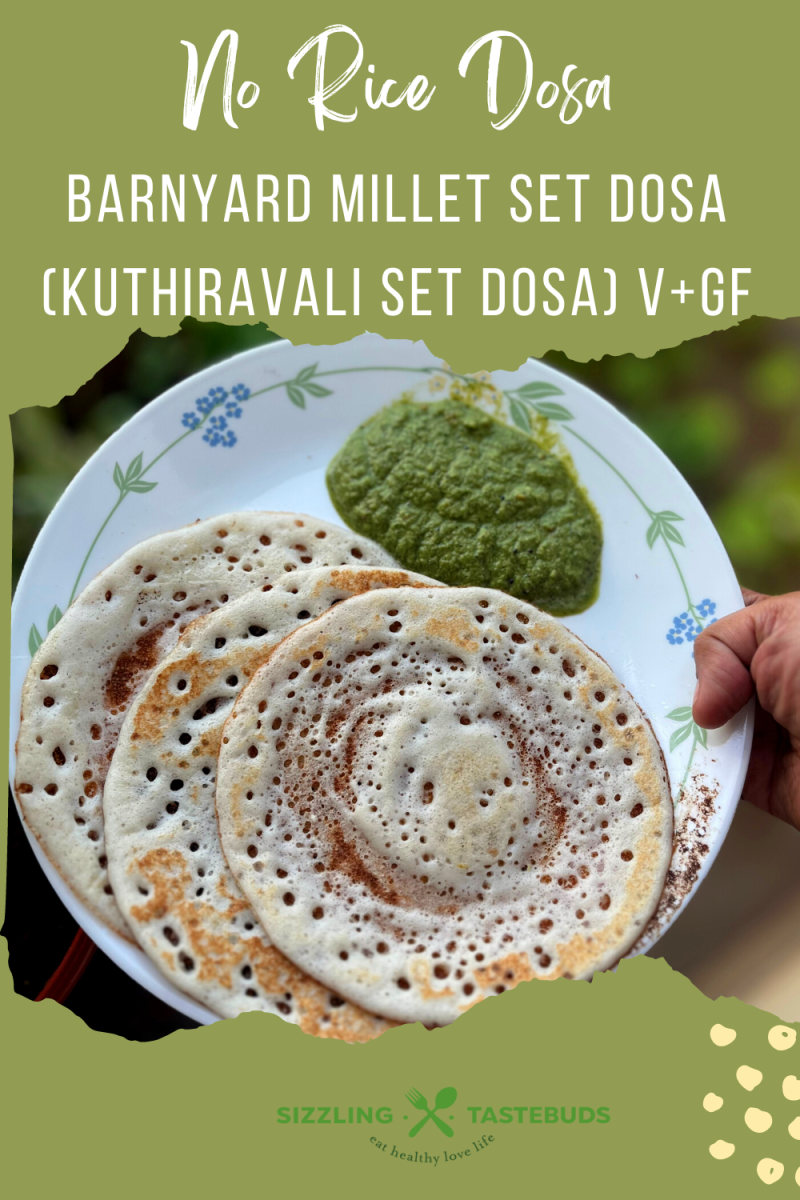 Millet Set Dosa Barnyard Millet Set Dosa