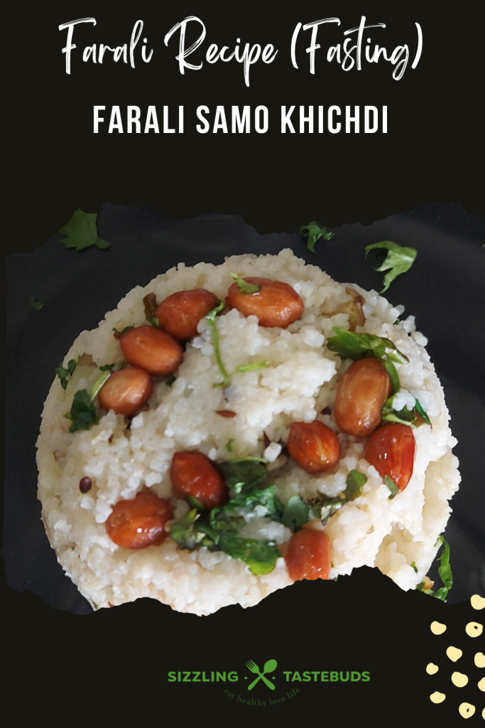 Farali Samo Khichdi or Moraiyo Khichdi is a quick, Gluten Free savory pudding made with Barnyard Millet for fasts during festivals in India