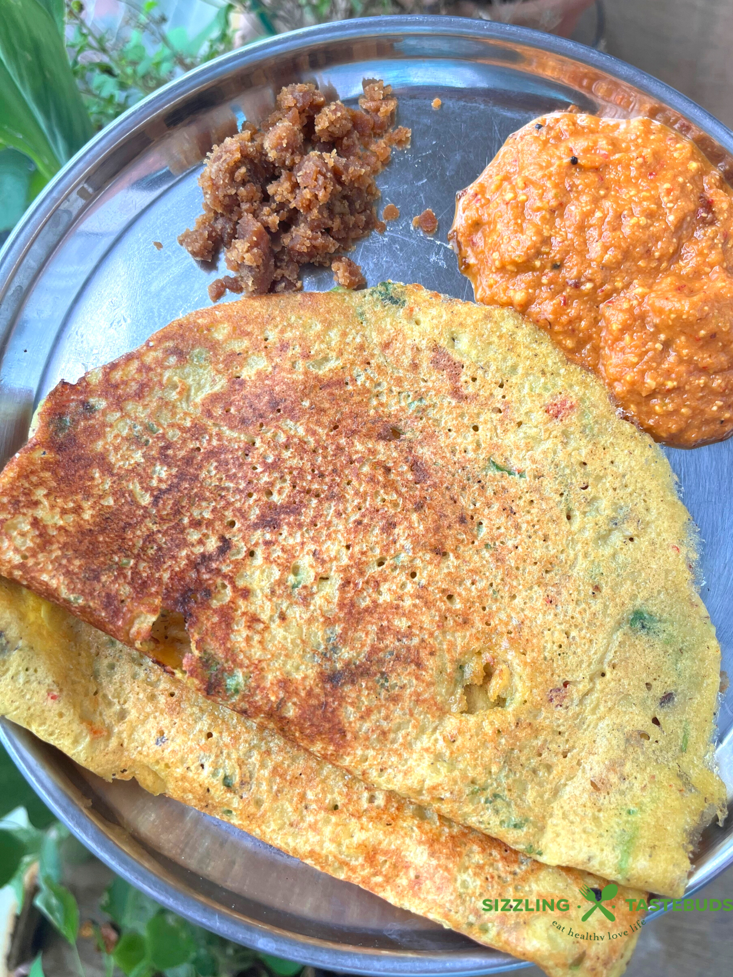 Barley Karamani Adai is a healthy, protein rich Dosa made with Barley and Cow pea lentils.Served with Chutney and /or sambhar, this makes for a great breakfast or a light dinner too !