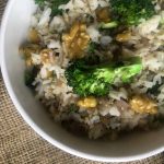 Walnut Broccoli Rice is a quick to make Gluten Free mains that combines the goodness or walnuts and broccoli in a One Pot meal