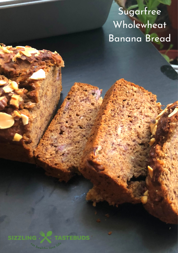 Let's make an eggless banana bread with no refined sugar or refined flour. Perfect for a snack, breakfast or a sweet nibble.