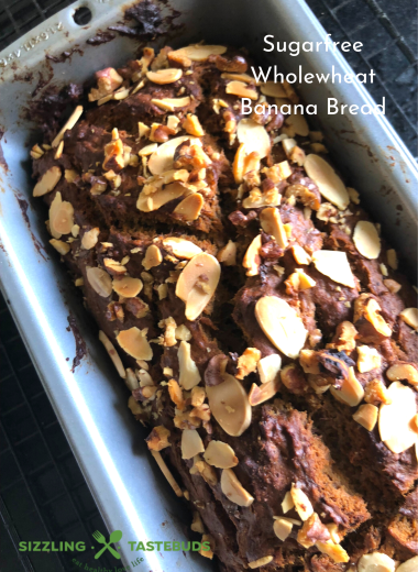 Let's make an eggless banana bread with no refined sugar or refined flour. Perfect for a snack, breakfast or a sweet nibble.