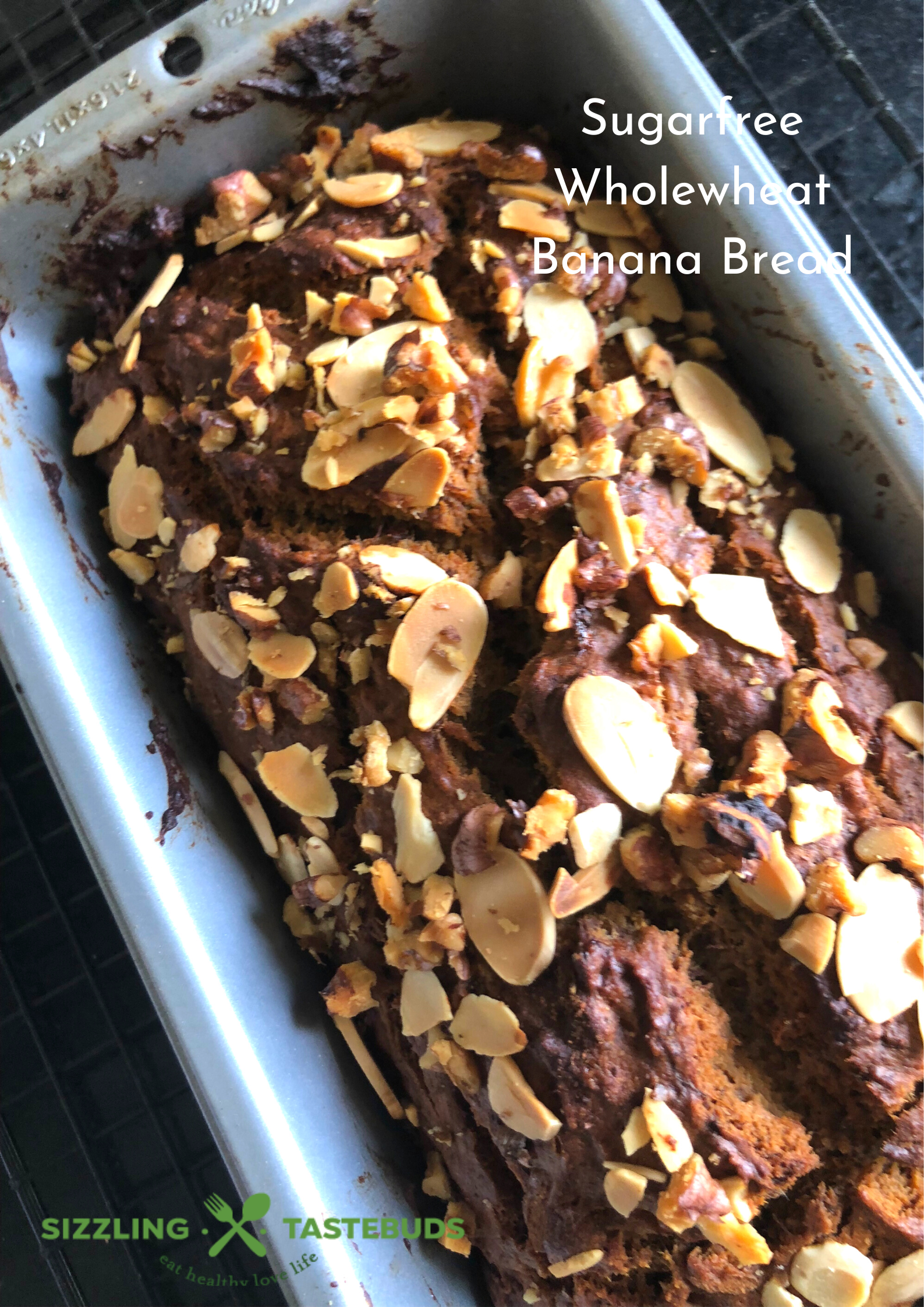 Sugarfree Wholewheat Banana Bread