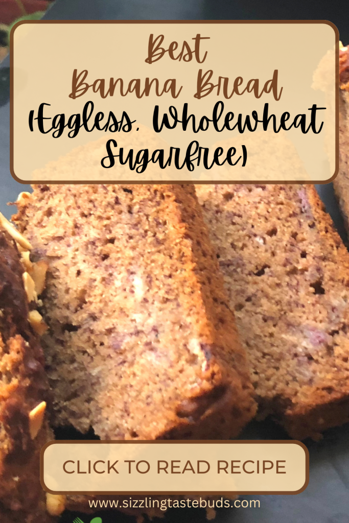 Let's make an eggless banana bread with no refined sugar or refined flour. Perfect for a snack, breakfast or a sweet nibble.