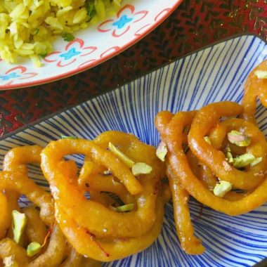 Learn how to make Halwai style Jalebi at home - Instant Jalebi is perfect for DIwali or whenever you need to have a festive sweet!