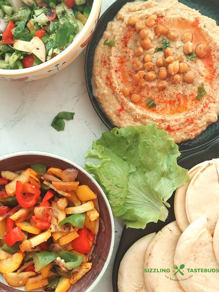 Hummus, a creamy Middle Eastern dip made from blended chickpeas, tahini, olive oil, and spices, offers a delicious and nutritious addition to your table – perfect for dipping, spreading, or enhancing your favorite dishes.
