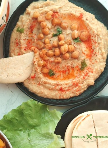 Hummus, a creamy Middle Eastern dip made from blended chickpeas, tahini, olive oil, and spices, offers a delicious and nutritious addition to your table – perfect for dipping, spreading, or enhancing your favorite dishes.