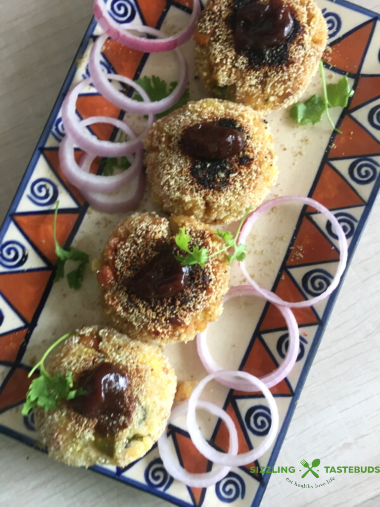 Vermicelli Cutlet is a makeover snack made from leftover millet vermicelli upma. Served as a snack or appetiser with ketchup or green chutney