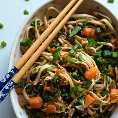 Millet Chowmein is a healthier take on the popular street food Chowmein. Loaded with veggies and protein, makes for a quick and hearty meal.