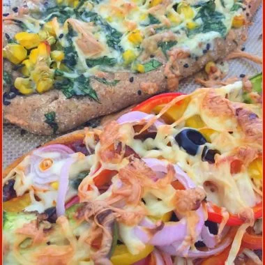 Turkish pide or Turikish style pizza is an easy to put together pizza with varied toppings to suit your family’s tastebuds