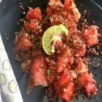 Watermelon Quinoa Salad is a quick gluten free, Vegan salad that is refreshing, light and appetising for summer brunch or potluck.